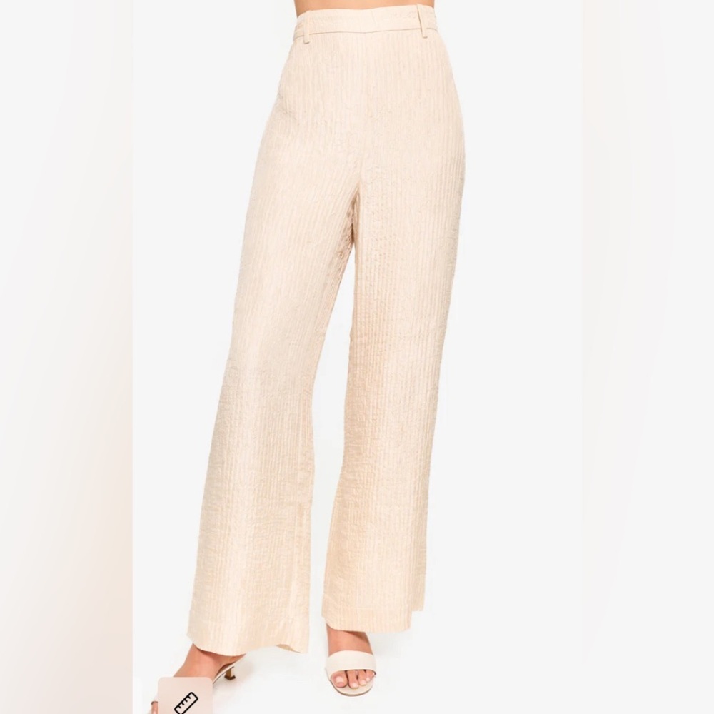 Cami NYC Serra Silk Wool Straight-Leg Pants Sz 4 Minimalist Luxury Workwear